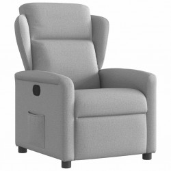 Sonata H Recliner Chair Cloud Grey Fabric - Фотьойли