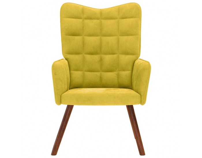 Sonata H Релаксиращ стол Жълто кадифе