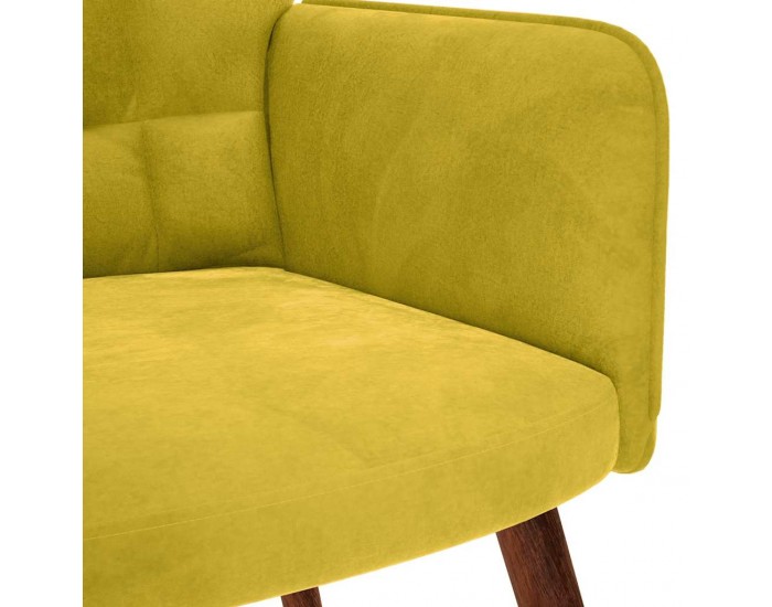 Sonata H Релаксиращ стол Жълто кадифе