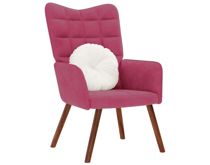 Sonata H Релакс стол, виненочервен, кадифе