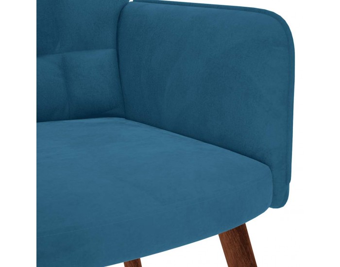 Sonata H Релакс стол, син, кадифе