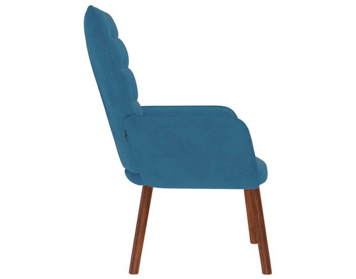 Sonata H Релакс стол, син, кадифе