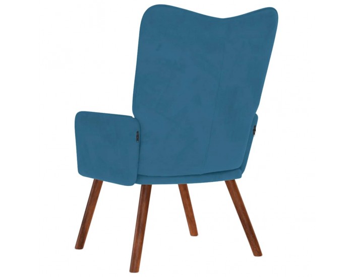 Sonata H Релакс стол, син, кадифе