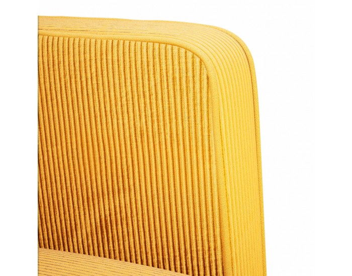 Sonata H Разтегателен диван с подлакътници светложълт 54 см