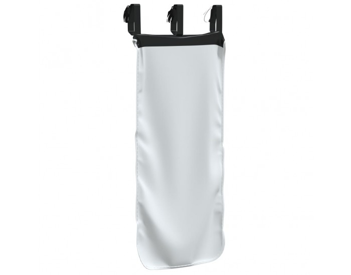 Sonata H Завеси за високо легло с тунел и кула, бяло и черно