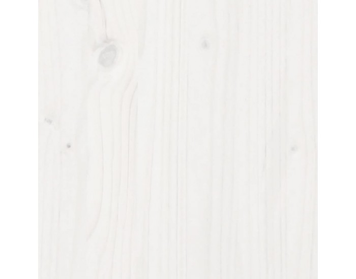 Sonata H Покрив за детско легло, бял, 198x97x113 см, бор масив