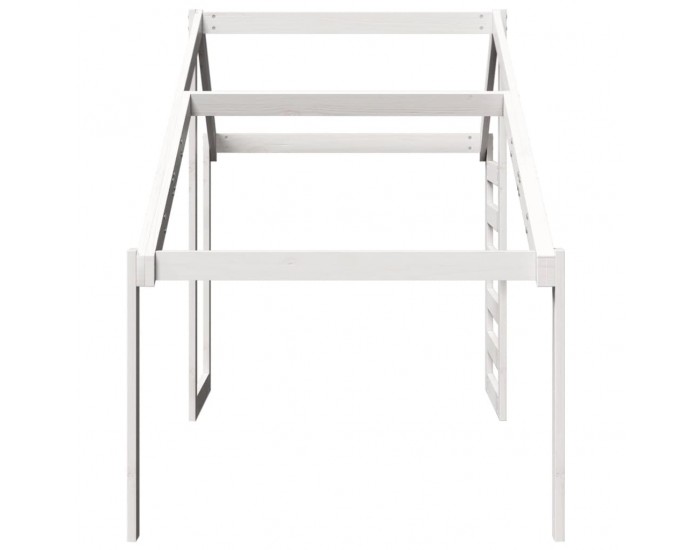 Sonata H Покрив за детско легло, бял, 198x97x113 см, бор масив