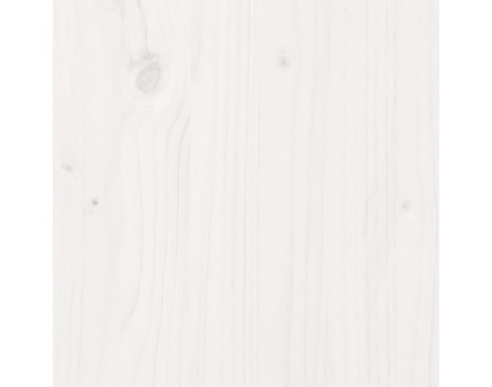 Sonata H Покрив за детско легло, бял, 209x95,5x88 см, бор масив