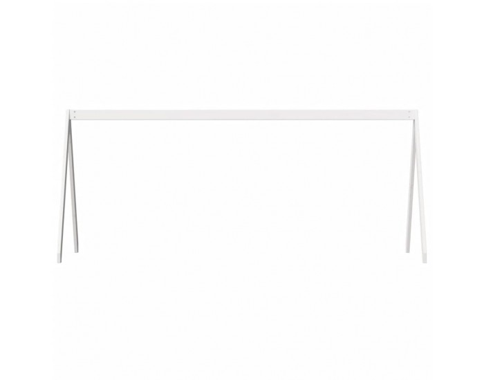 Sonata H Покрив за детско легло, бял, 199x95,5x88 см, бор масив