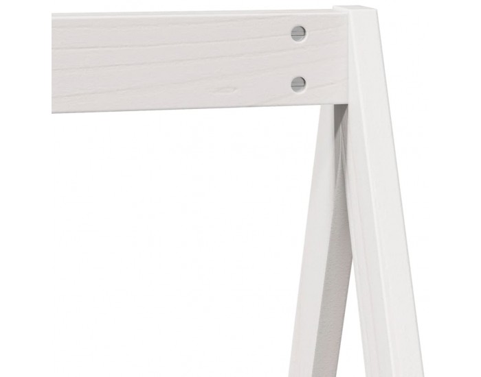 Sonata H Покрив за детско легло, бял, 199x95,5x88 см, бор масив