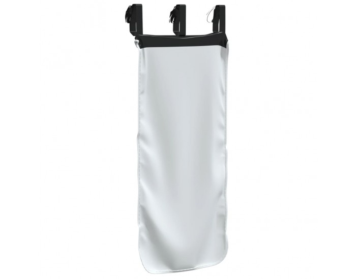 Sonata H Завеси за високо детско легло, бяло и черно, полиестер