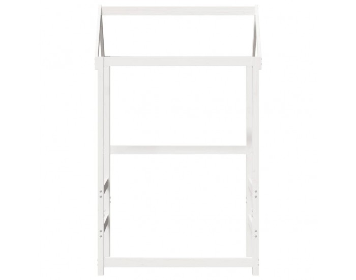 Sonata H Покрив за детско легло, бял, 118x70x176,5 см, бор масив