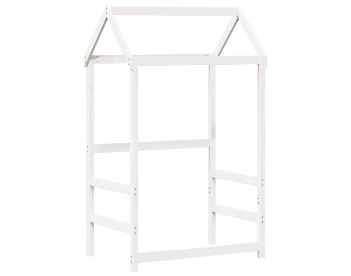 Sonata H Покрив за детско легло, бял, 118x70x176,5 см, бор масив