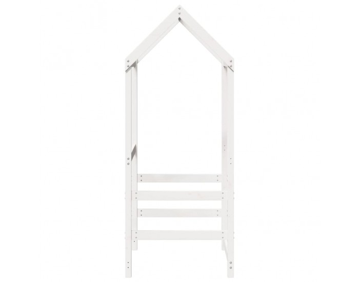 Sonata H Покрив за детско легло, бял, 118x70x176,5 см, бор масив