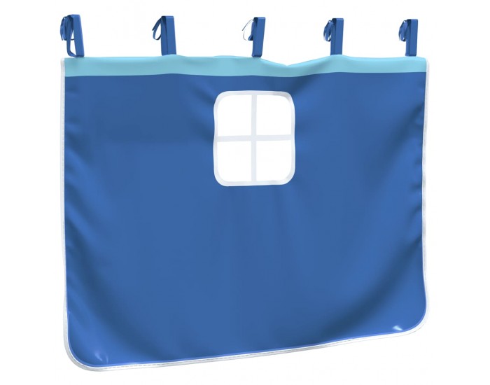 Sonata H Завеси за високо детско легло, сини, полиестер