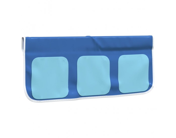 Sonata H Завеси за високо легло с тунел и кула, синьо