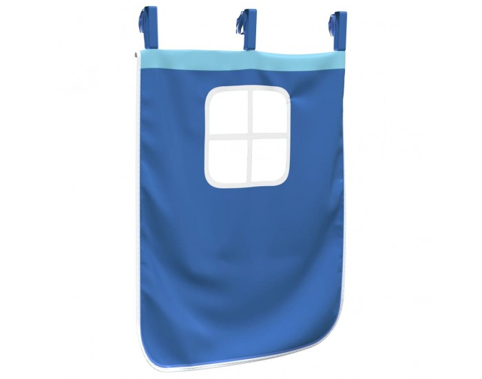 Sonata H Завеси за високо легло с тунел и кула, синьо