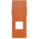 Sonata H Покрив за детско легло, восъчнокафяв, 55x99x139,5 см, бор масив Sonata H Покрив за детско легло, восъчнокафяв, 55x99x139,5 см, бор масив