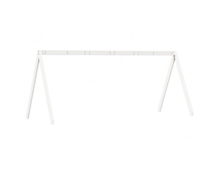 Sonata H Покрив за детско легло, бял, 199x80,5x88 см, бор масив