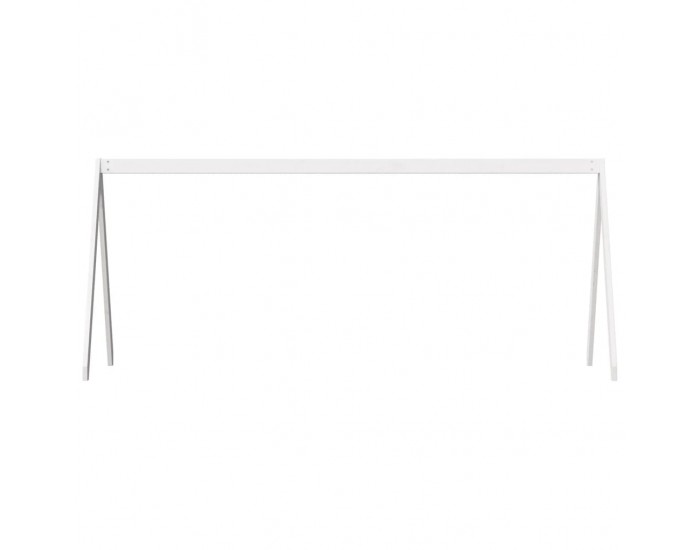 Sonata H Покрив за детско легло, бял, 199x80,5x88 см, бор масив