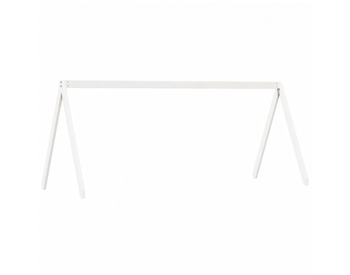 Sonata H Покрив за детско легло, бял, 199x80,5x88 см, бор масив