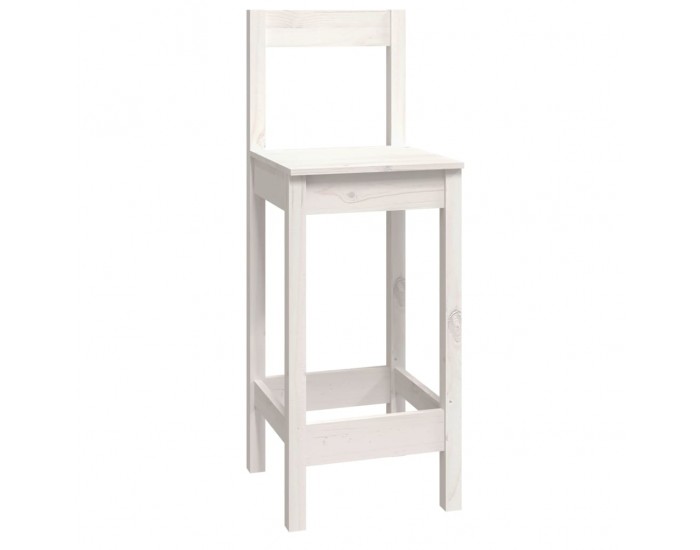 Sonata H Бар комплект от 9 части, бял, масивна борова дървесина