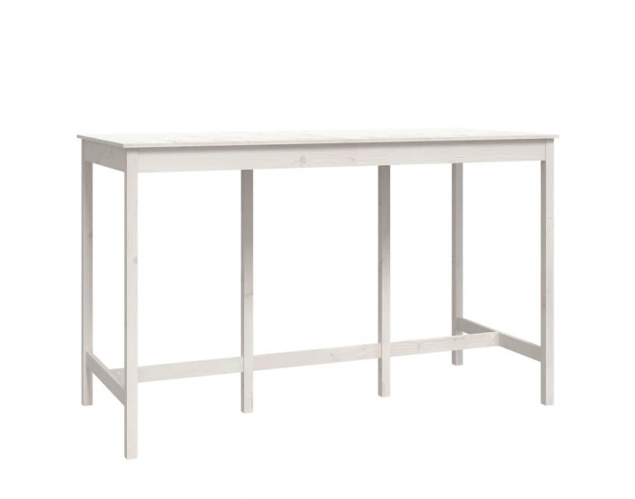 Sonata H Бар комплект от 9 части, бял, масивна борова дървесина