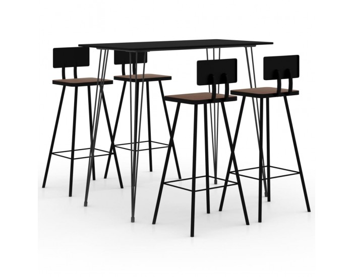 Sonata H Бар комплект от 5 части, черен