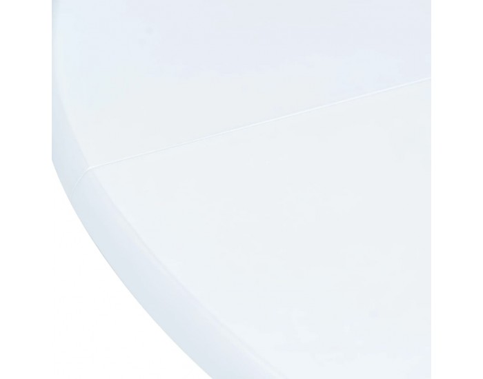 Sonata H Трапезен комплект от 5 части, масивна каучукова дървесина, бял