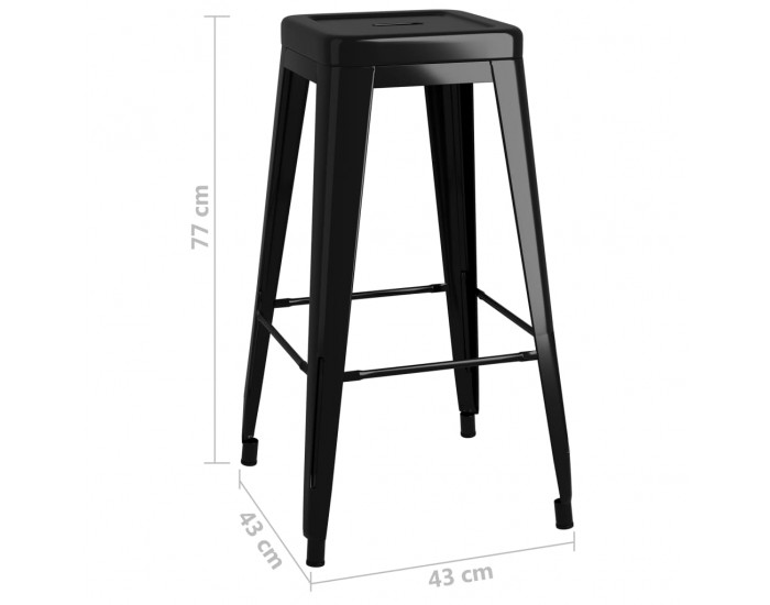 Sonata H Бар комплект от 7 части, бяло и черно