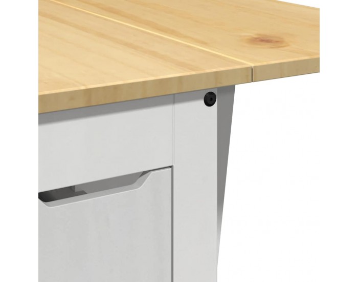 Sonata H Трапезен комплект Corona тип пеперуда 5 части сгъваем бял бор