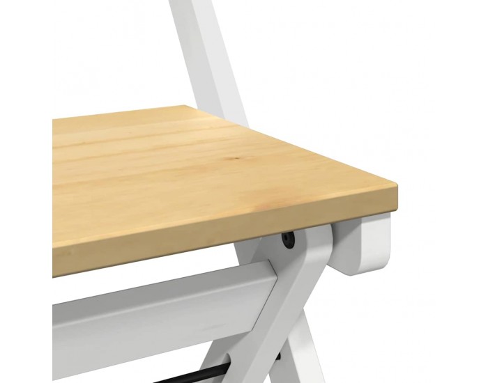 Sonata H Трапезен комплект Corona тип пеперуда 5 части сгъваем бял бор