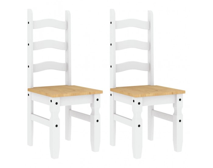 Sonata H Трапезен комплект от 3 части Panama, Бяла бор масив