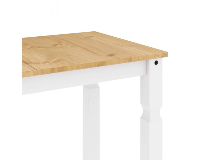 Sonata H Трапезен комплект от 3 части Panama, Бяла бор масив