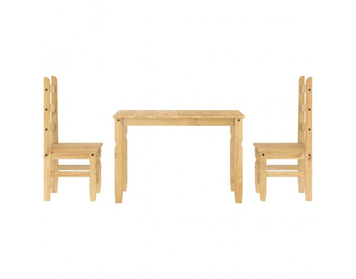 Sonata H Трапезен комплект от 3 части Panama, бор масив