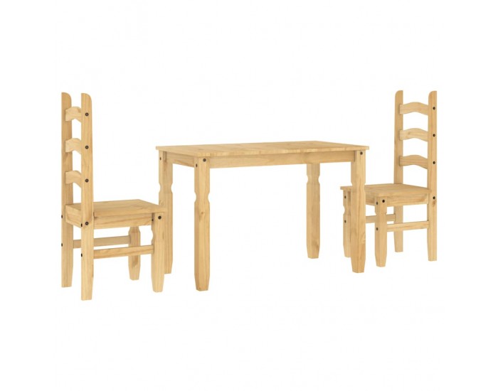 Sonata H Трапезен комплект от 3 части Panama, бор масив