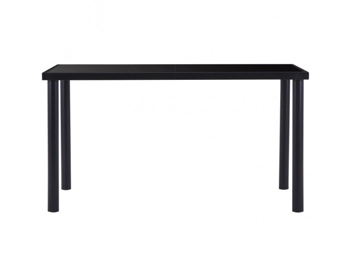 Sonata H Трапезен комплект от 5 части, изкуствена кожа, черен