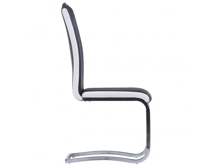 Sonata H Трапезен комплект от 5 части, изкуствена кожа, черен