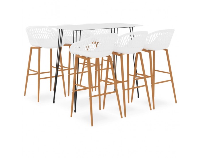 Sonata H Бар комплект от 7 части, бял