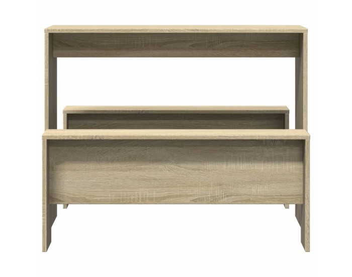 Sonata H Комплект трапезна маса и пейки, 3 части, инженерно дърво