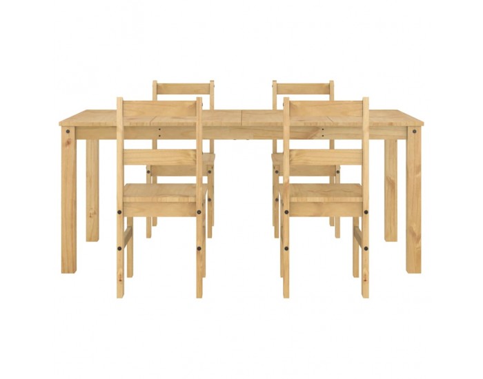 Sonata H Трапезен комплект от 5 части Panama, бор масив