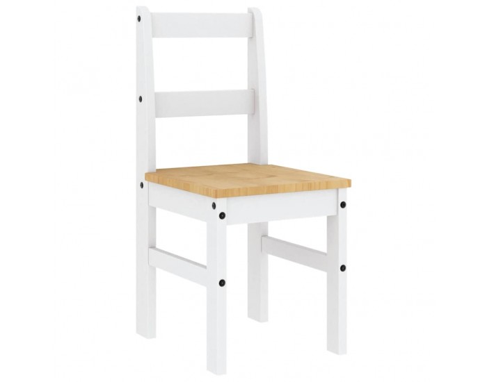 Sonata H Трапезен комплект от 5 части Panama, Бяла бор масив