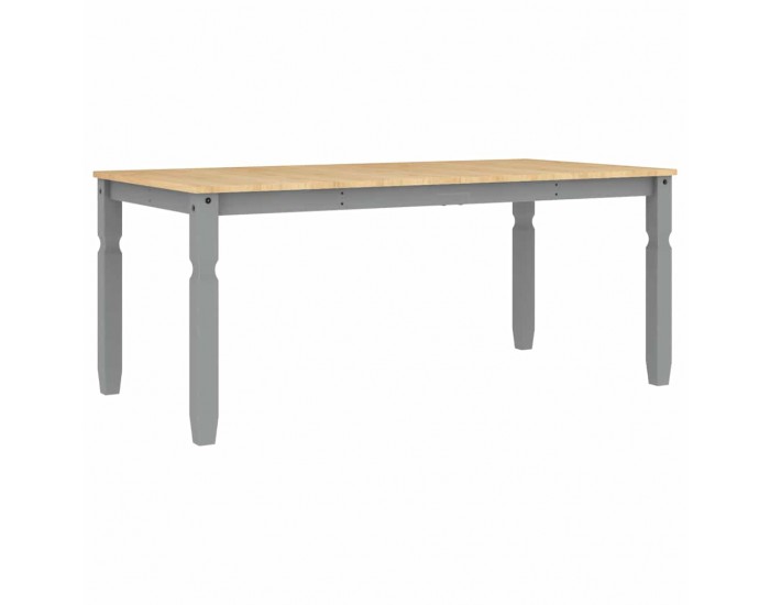 Sonata H Трапезен комплект от 7 части Panama, сив бор масив