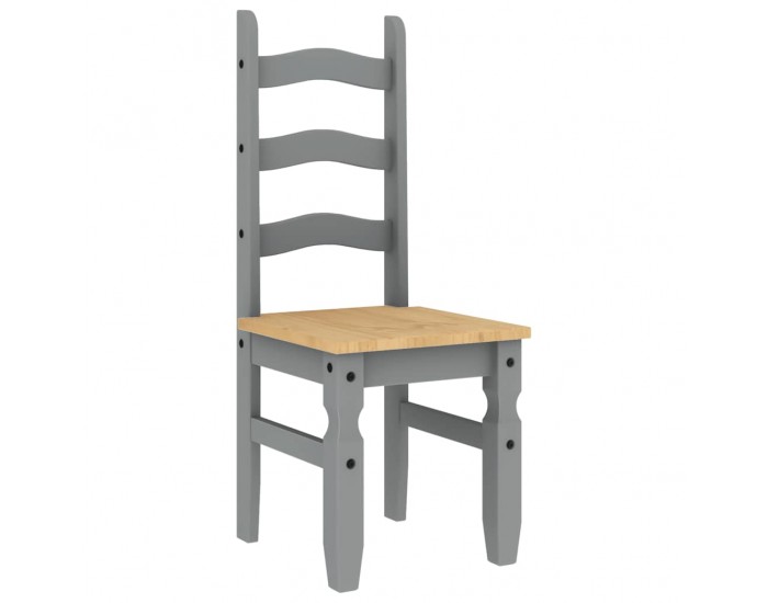 Sonata H Трапезен комплект от 7 части Panama, сив бор масив