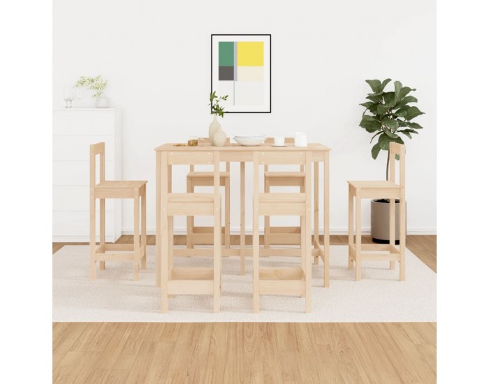 Sonata H Бар комплект от 7 части, масивна борова дървесина Sonata H Бар комплект от 7 части, масивна борова дървесина