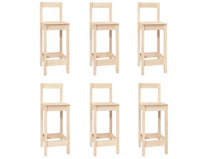 Sonata H Бар комплект от 7 части, масивна борова дървесина Sonata H Бар комплект от 7 части, масивна борова дървесина