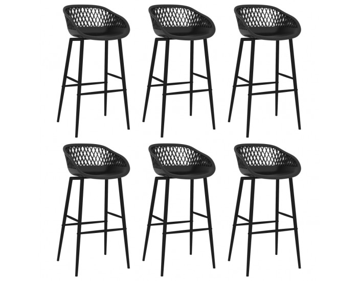 Sonata H Бар комплект от 7 части, бяло и черно