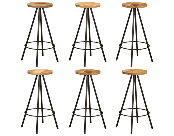 Sonata H Бар комплект от 7 части, масивна мангова дървесина