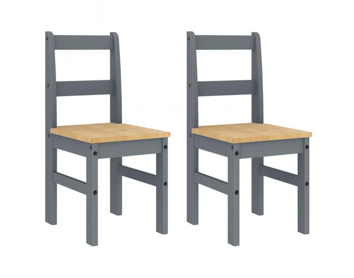 Sonata H Трапезен комплект от 4 части Panama, сив бор масив