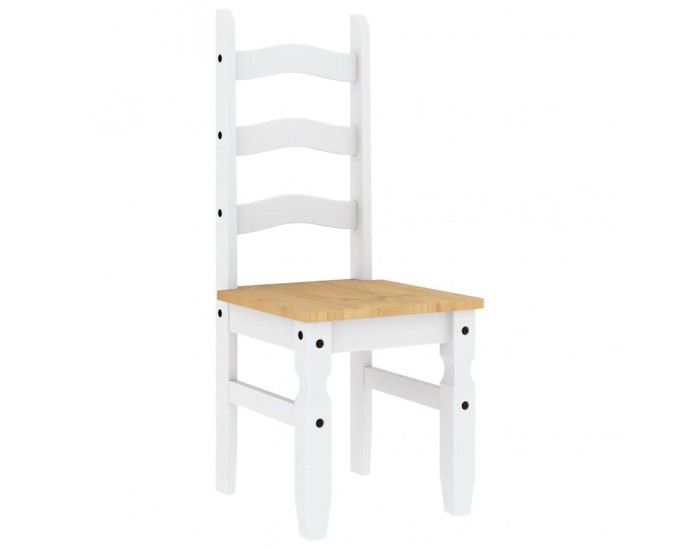 Sonata H Трапезен комплект от 7 части Panama, Бяла бор масив